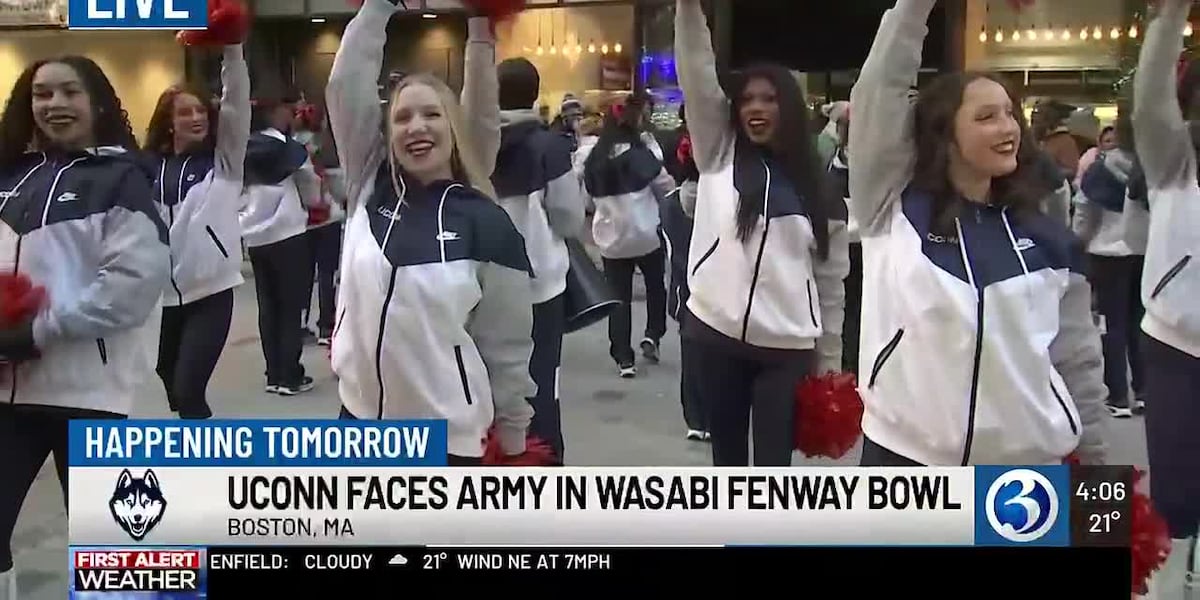UConn football team preparing for second straight Wasabi Fenway Bowl appearance against Army