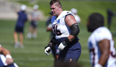 Broncos re-signing guard Calvin Throckmorton to practice squad, rule LB Justin Strnad out vs. Jaguars