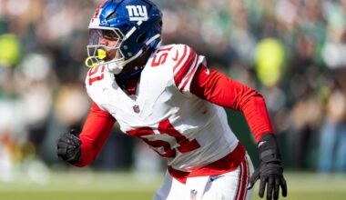 Giants bench Abdul Carter for second time in three weeks due to latest infraction