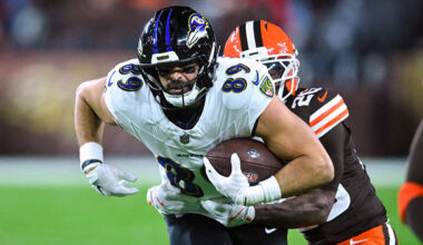 Ravens reach a 3-year contract extension with TE Mark Andrews, the franchise leader in catches