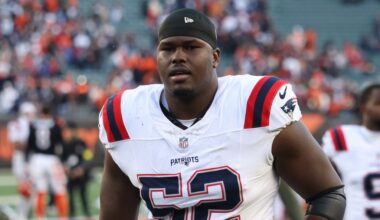 Mike Vrabel explains why Patriots rookie has been healthy scratch in recent weeks