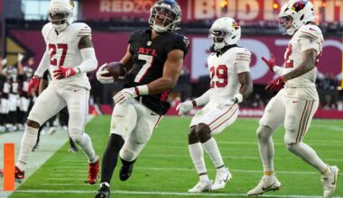 Bijan Robinson leads Falcons to 2nd straight win, 26-19 over woeful Cardinals