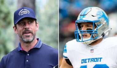 Aaron Rodgers Trash Talks Detroit Lions Player in Hot-Mic Moment