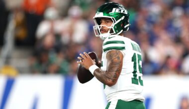 Fields, Taylor miss practice as the Jets bring back Adrian Martinez