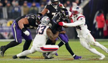 Patriots Veteran Earns Praise For Mid-Game Position Change Vs. Ravens