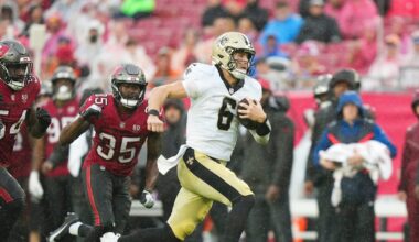 Rookies Tyler Shough, Devin Neal want to carry New Orleans Saints