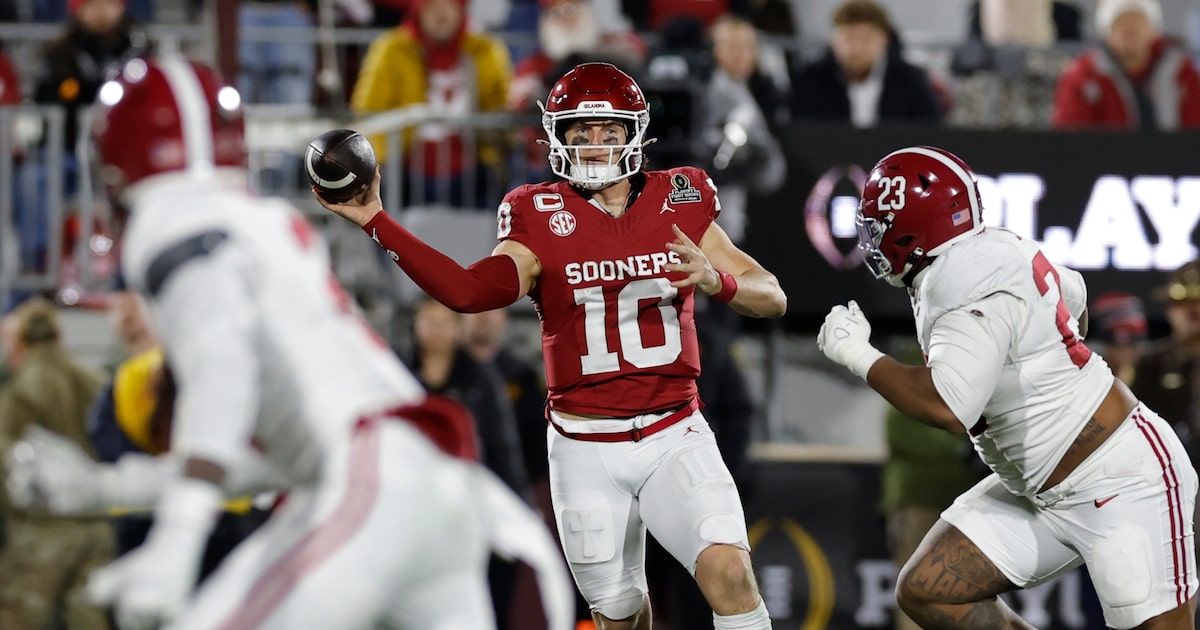 As NFL draft decision looms, Oklahoma’s John Mateer will weigh his options