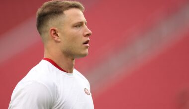 49ers' McCaffrey is active and will play against Tennessee