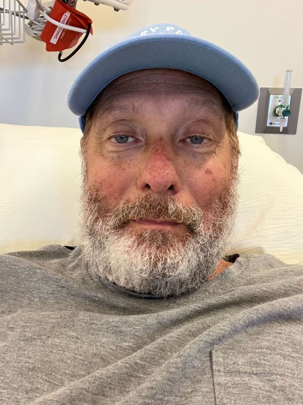 KNBR broadcaster Greg Papa, who is receiving treatment for acute lymphoblastic leukemia. (Photo courtesy of Greg Papa)