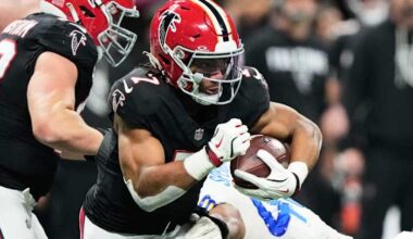 Bijan Robinson has longest rush TD in Falcons history, has team's most scrimmage yards in a season
