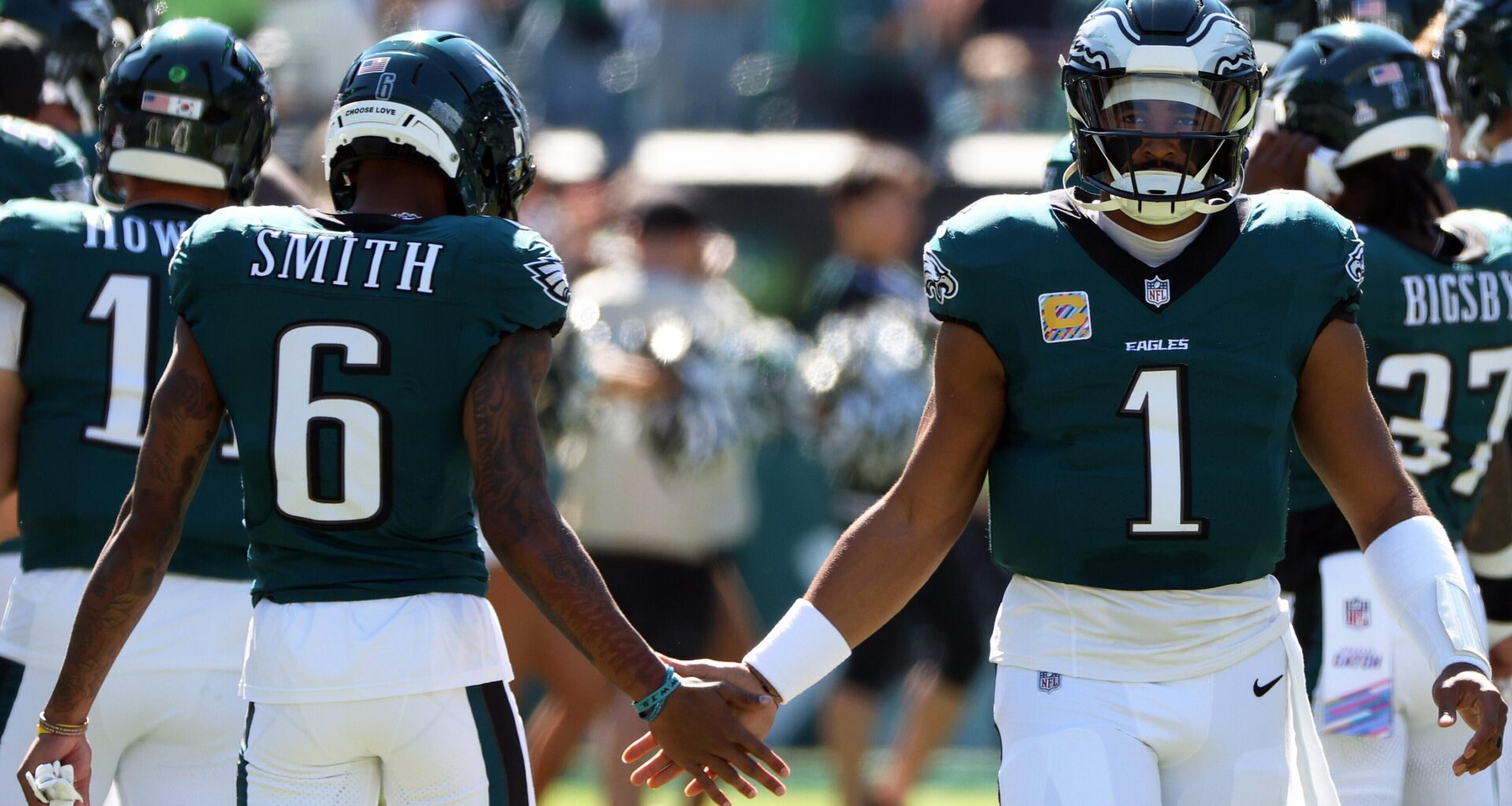 DeVonta Smith Backs Jalen Hurts, Says Eagles Are 'In A Good Spot' Despite Struggles