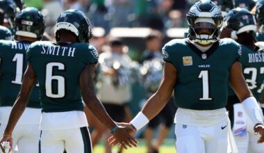 DeVonta Smith Backs Jalen Hurts, Says Eagles Are 'In A Good Spot' Despite Struggles