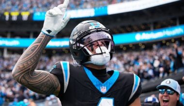 Panthers WR Tetairoa McMillan expected to play against Seahawks despite being on injury report