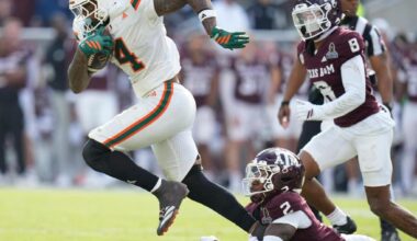 Miami tops Texas A&M; Oregon routs James Madison – The Press Democrat