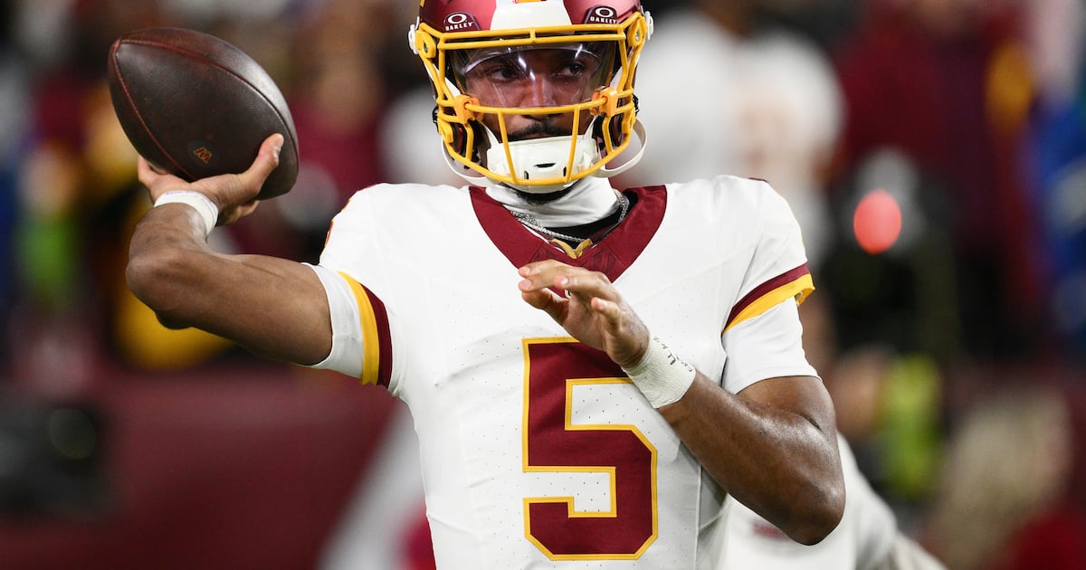 Washington Commanders QB Jayden Daniels’ status for Week 14 won’t be known until Friday