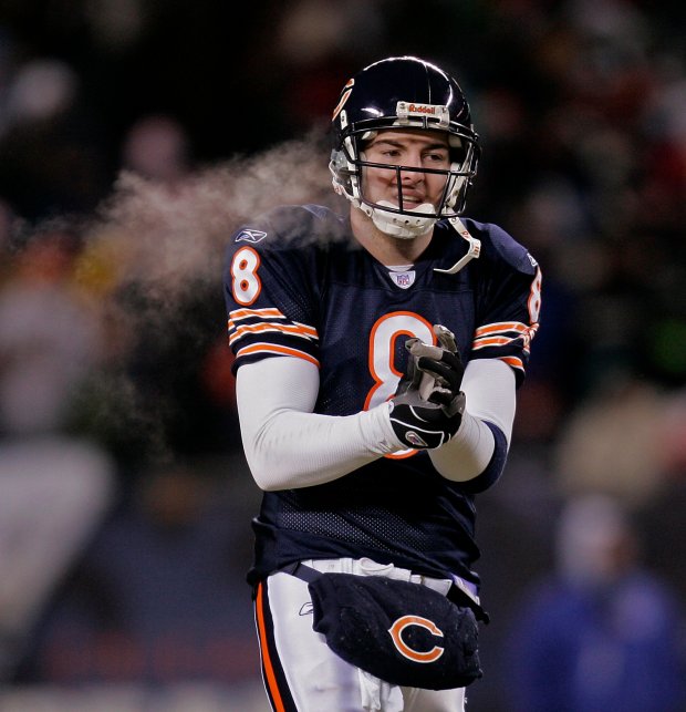 Bears quarterback Rex Grossman in the fourth quarter against the Falcons at Soldier Field on Dec. 18, 2005. (Nuccio DiNuzzo/Tribune)