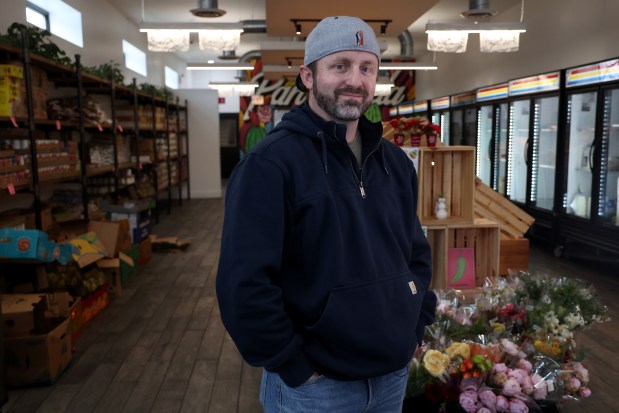 CEO of New Life Centers, Matt DeMateo, at New Life Center, in Chicago's Little Village, on Dec. 2, 2025. (Antonio Perez/Chicago Tribune)