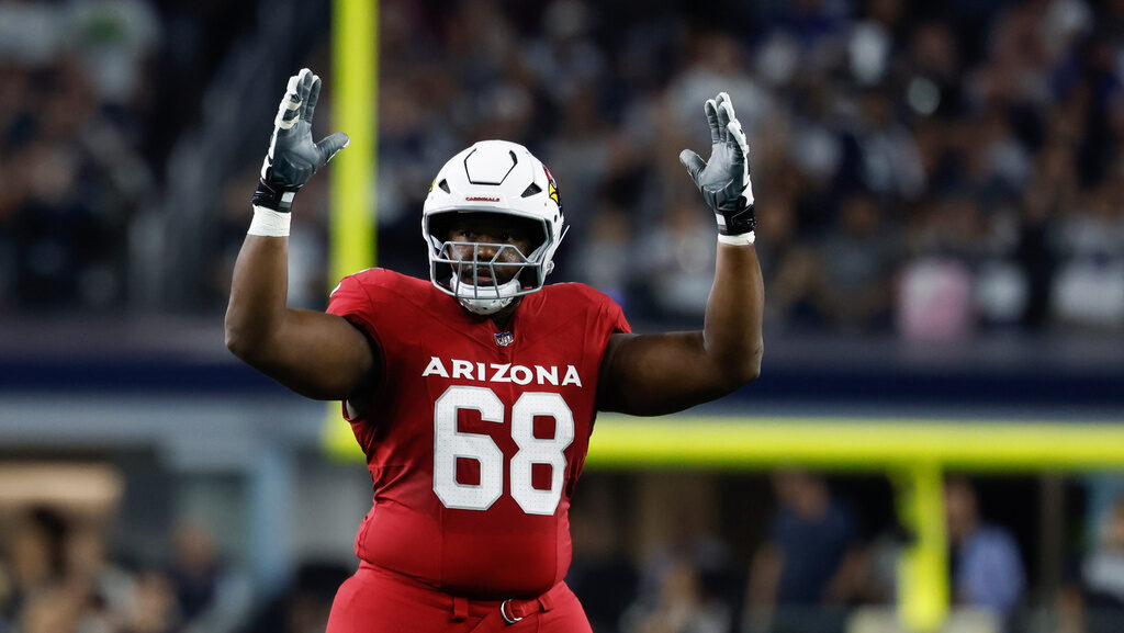Kelvin Beachum Cardinals Walter Payton Man of the Year award nominee 2025...