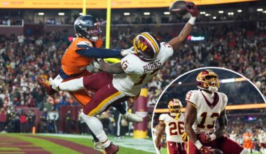 Commanders' Treylon Burks wows NFL fans with incredible touchdown catch
