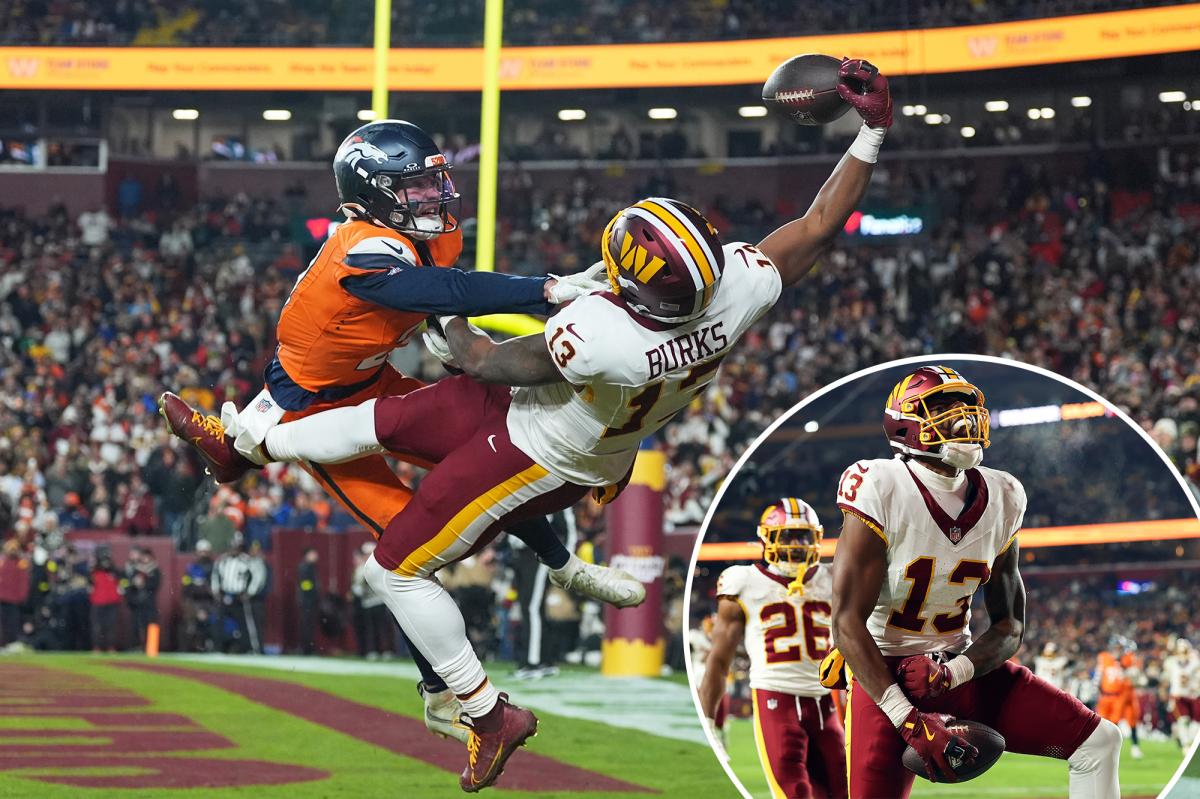 Commanders' Treylon Burks wows NFL fans with incredible touchdown catch