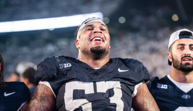 Penn State Football Center Nick Dawkins Declares For NFL Draft