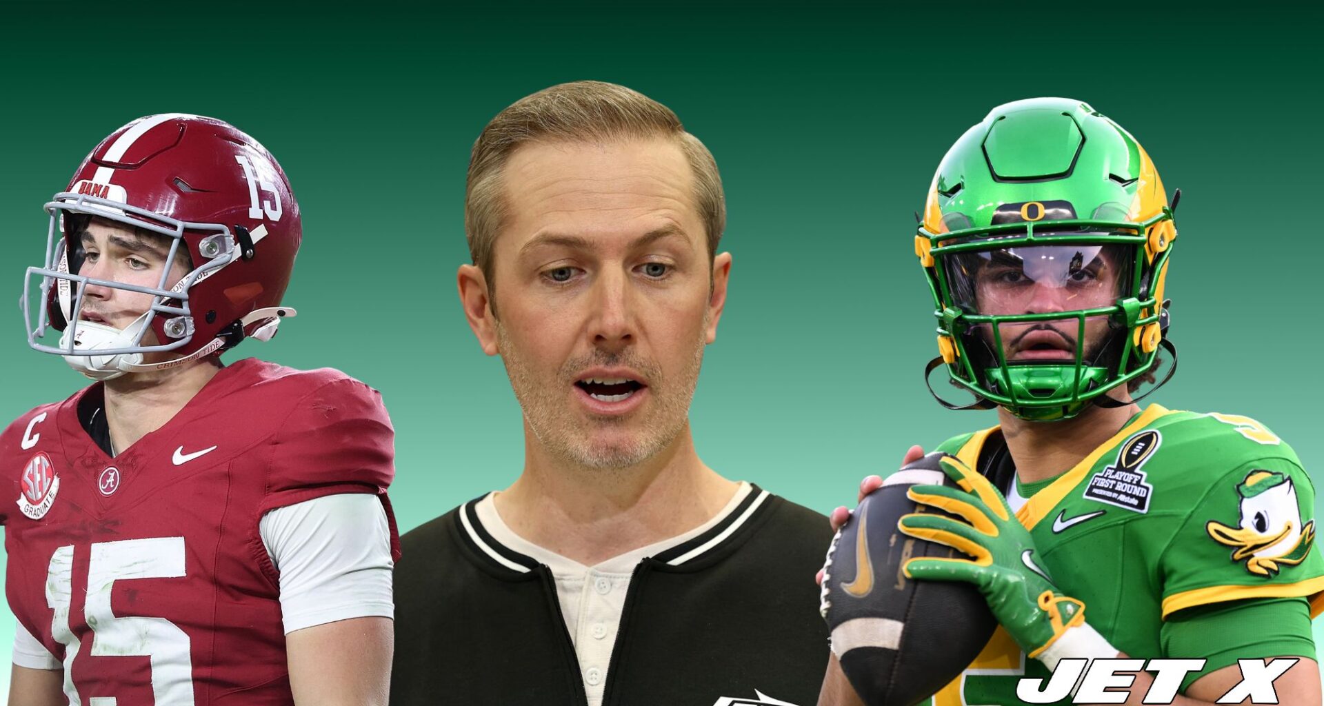 Latest consensus mock draft has the NY Jets taking an innovative R1 approach