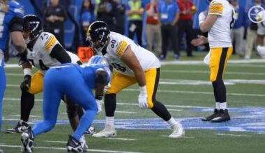 Dylan Cook Officially Promoted To Starting LT On Steelers' Latest Depth Chart
