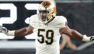 Notre Dame right tackle Aamil Wagner declares for NFL Draft