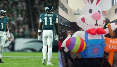 Eagles Brought A “Positivity Rabbit” To Help Boost Positivity In Locker Room