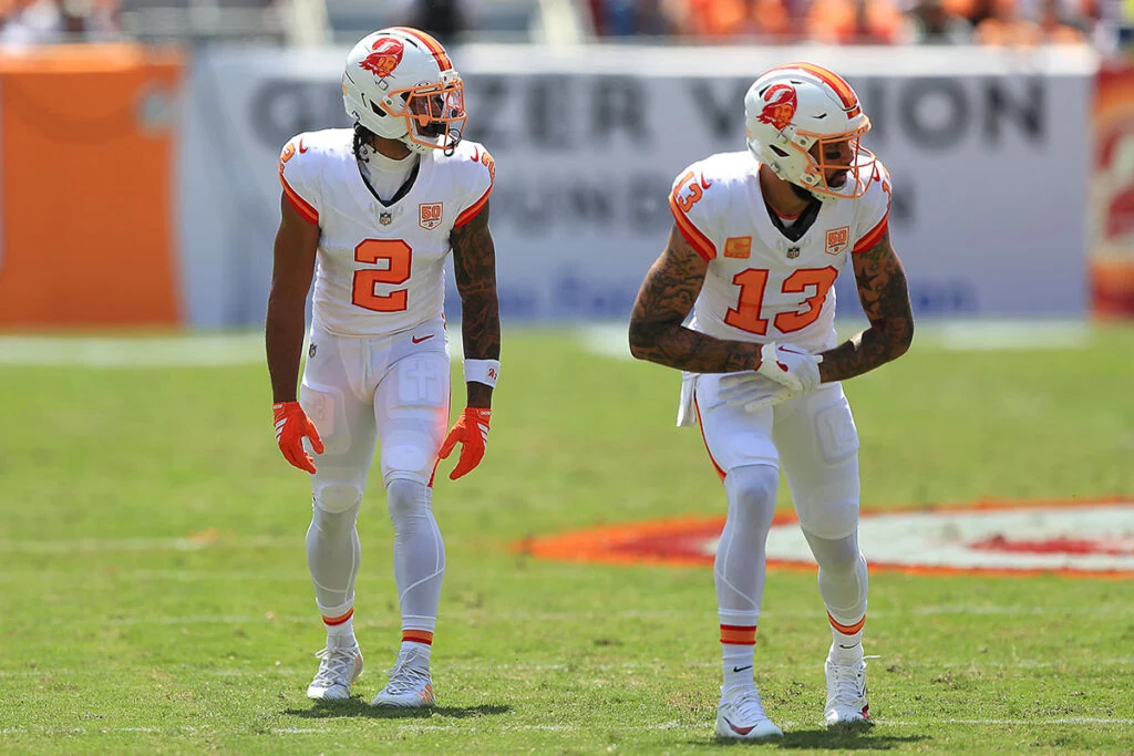 Bucs Wrs Emeka Egbuka And Mike Evans