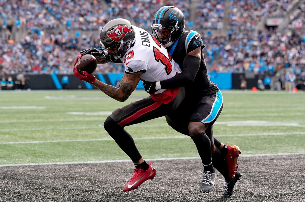 Bucs Wr Mike Evans And Panthers Cb Mike Jackson