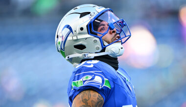 Seattle Seahawks Myles Gaskin...