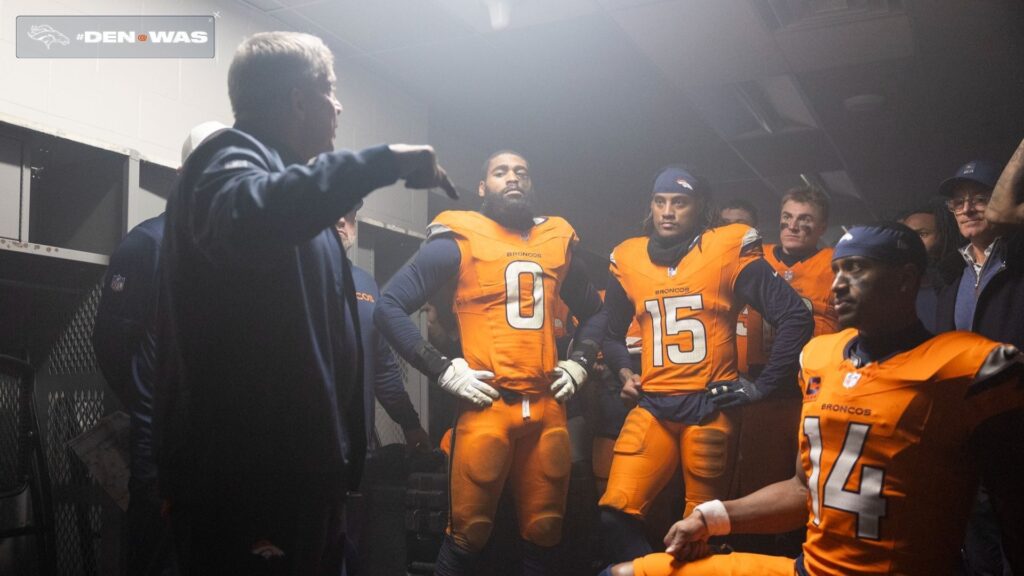 Broncos are winning plenty and celebrate with a disco ball, smoke machine and loud machine