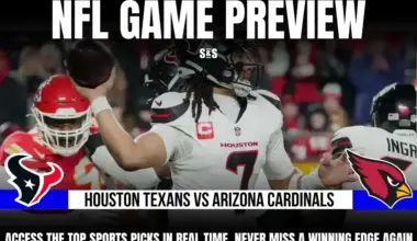 GAME PREVIEW Houston Texans vs Arizona Cardinals