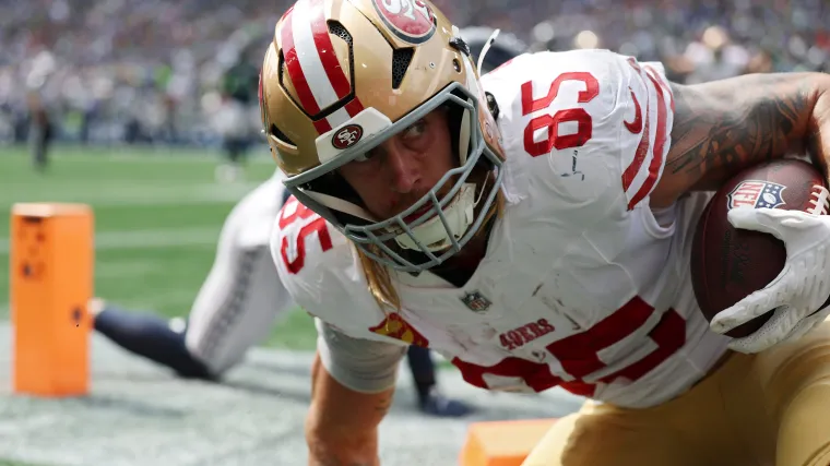 George Kittle receives injury update amid 49ers' push for NFC's No. 1 seed image