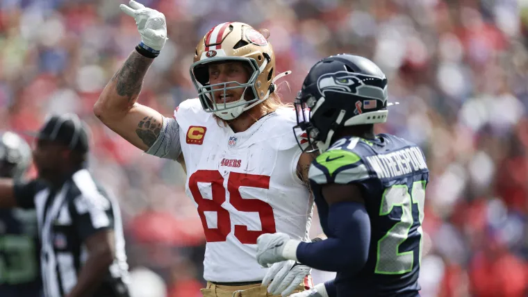 49ers injury report entails George Kittle may not be ready to go against Bears image