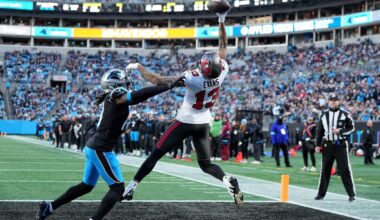 Mike Evans has made a career of torching the Panthers — can they slow him Sunday?