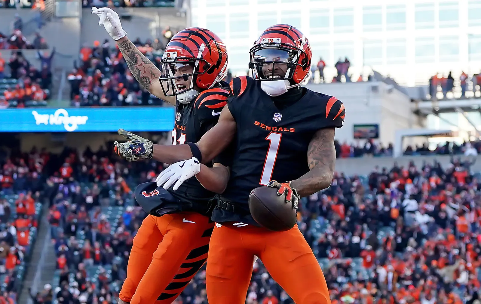 Cincinnati Bengals WRs Jermaine Burton and Ja'Marr Chase