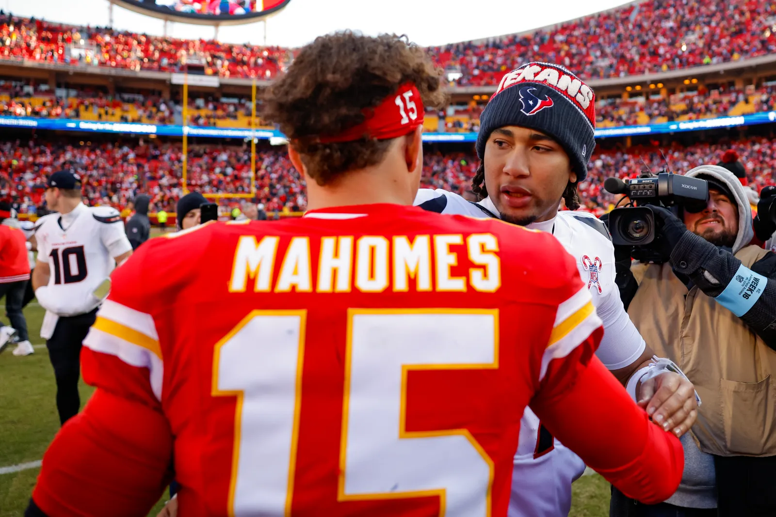 The Chiefs and Texans received a weather warning.