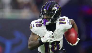 Steven Sims #18 of the Arizona Cardinals...