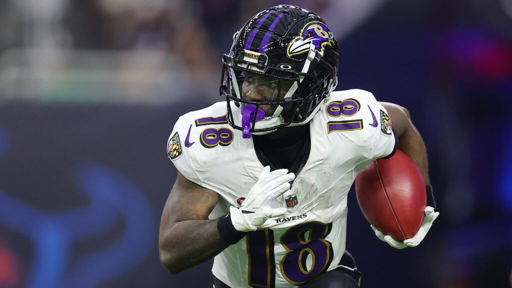 Steven Sims #18 of the Arizona Cardinals...