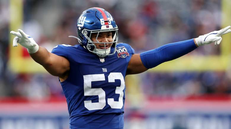 Giants' Week 15 news includes Darius Muasau injury update.
