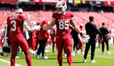 Budda Baker #3 of the Arizona Cardinals...