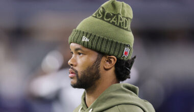 Kyler Murray #1 of the Arizona Cardinals...