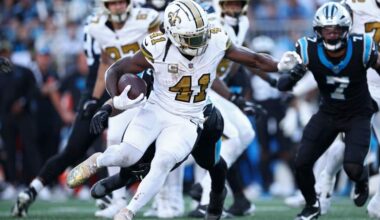 Saints Rule Out Alvin Kamara vs Panthers in Week 15