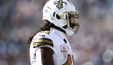 Alvin Kamara Ruled Out for Saints vs. Buccaneers in Week 14