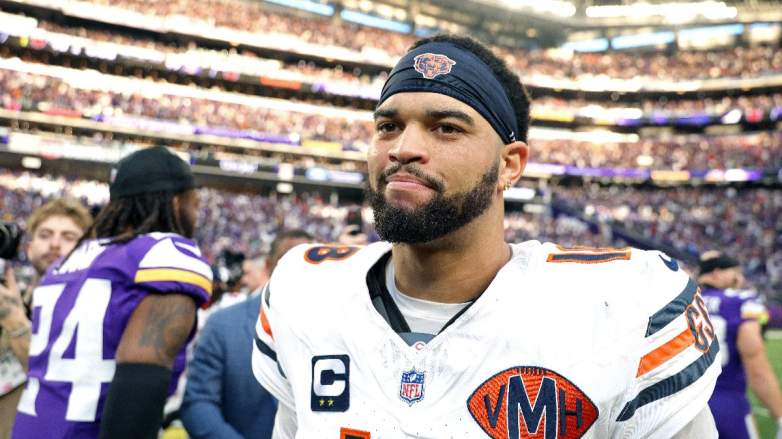 Chicago Bears quarterback Caleb Williams.