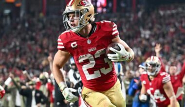 49ers Get Bad News on RB Christian McCaffrey Before Titans Game