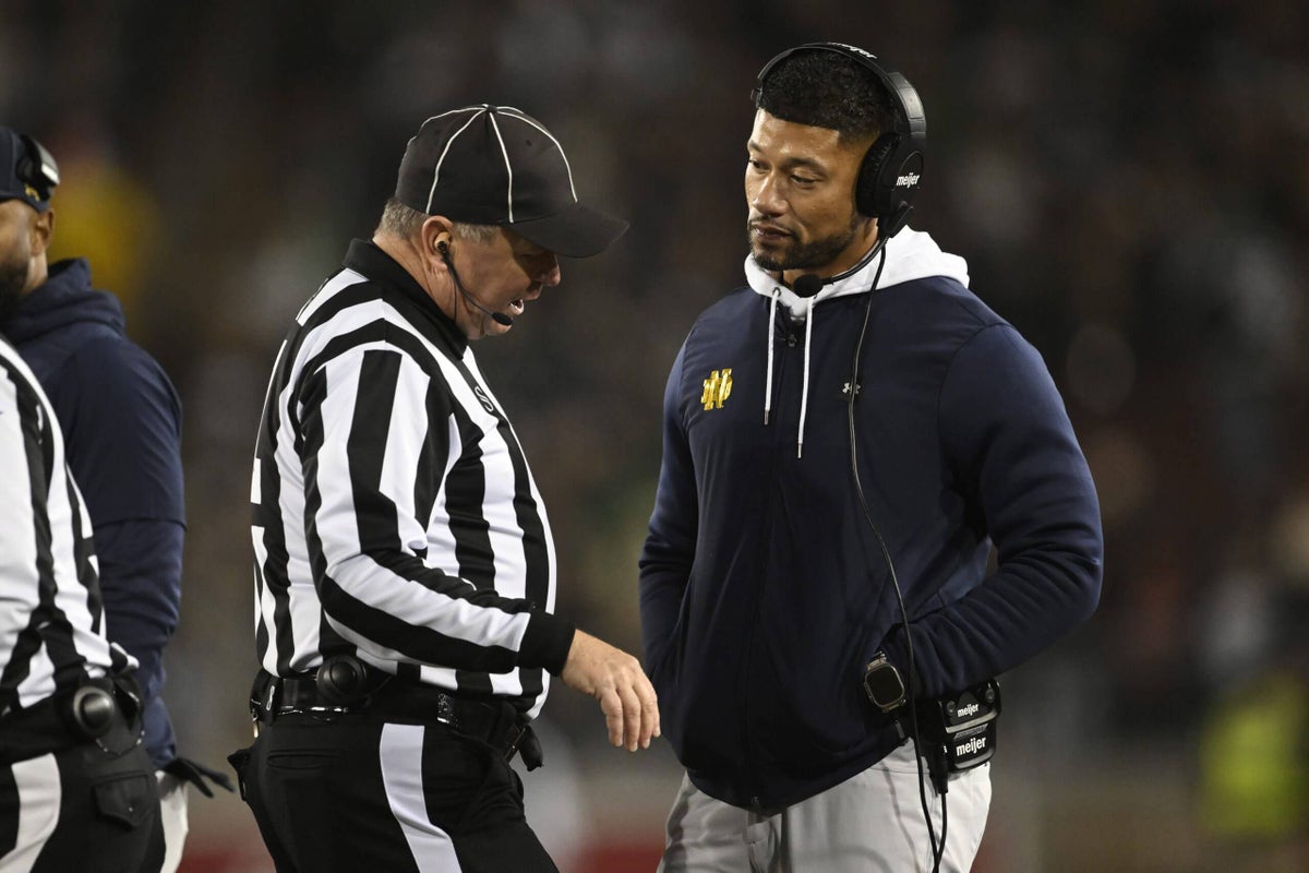 Why No. 10 Notre Dame shouldn’t panic about its new spot on College Football Playoff bubble