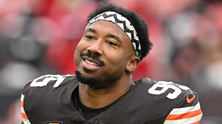 Cleveland Browns star Myles Garrett is going after Cam Ward this week.